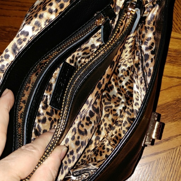 Sam & Kate Black Leather Crossbody Bag - Picture 3 of 4